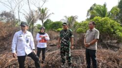BPBD Palangka Raya Dampingi Tim Kemenko Polkam Tinjau Karhutla