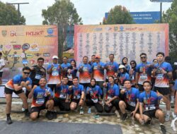 Petugas Rutan Palangka Raya Ikuti BNN RUN 2025