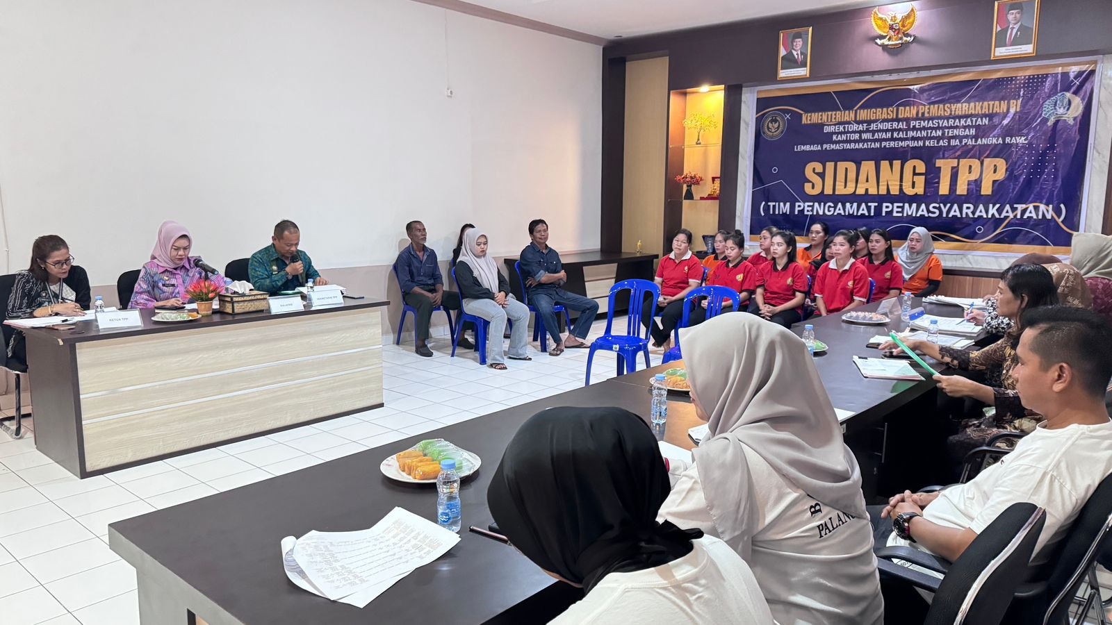 11 WBP LPP Palangka Raya Ikuti Sidang TPP Tanpa Pungutan