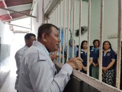 Kakanwil Ditjenpas Kalteng Monitoring di Lapas Pangkalan Bun