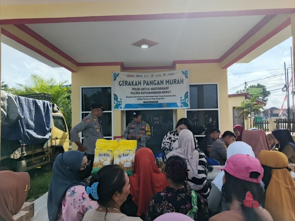GPM, Polsek Pangkalan Banteng Sediakan 4 Ton Beras