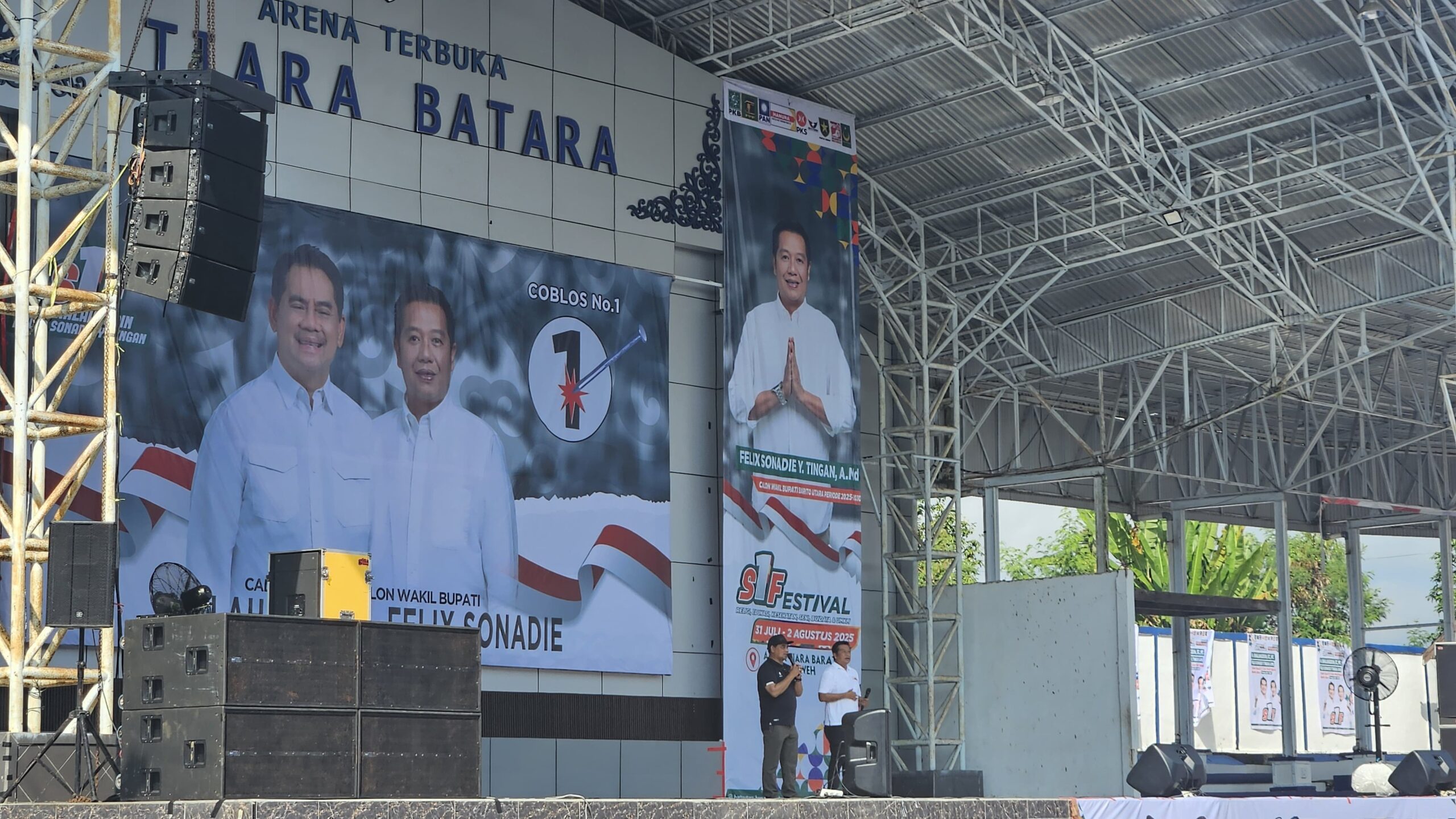 Shalahuddin-Felix Akhiri Masa Kampanye dengan Festival Rakyat Sehat