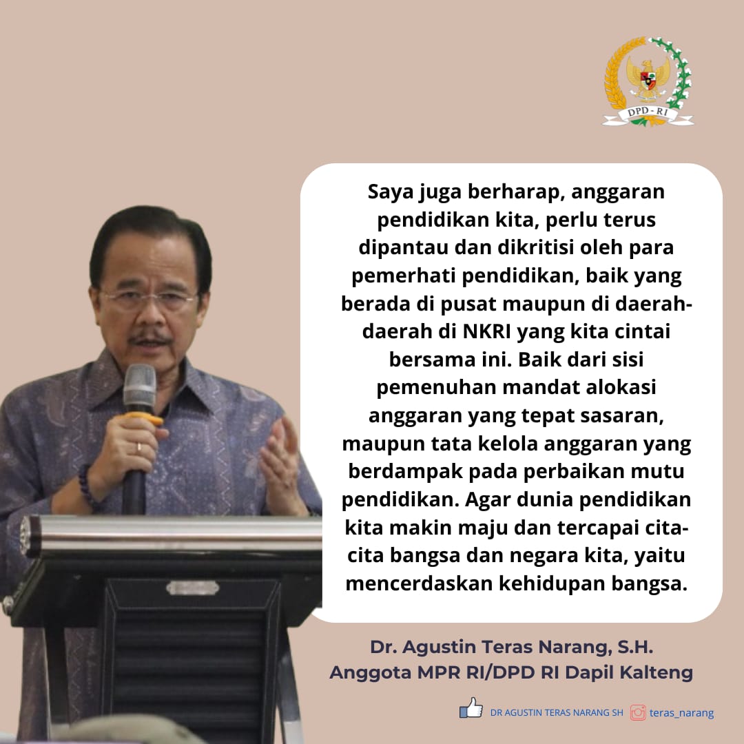 Anggaran Pendidikan Perlu Terus Dipantau dan Dikritisi