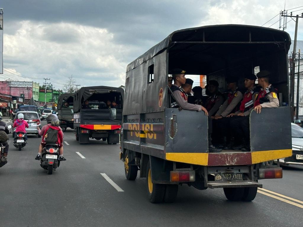 Patroli Aman Nusa I Sisir Titik Vital di Palangka Raya