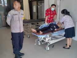 Polsek Sabangau Sigap Tangani Laka Lantas di Mahir Mahar