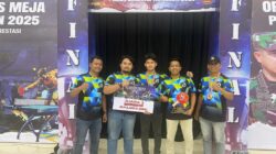 Tim Tenis Meja Polda Kalteng Raih Juara 3 Piala Panglima TNI Cup 2025