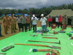 Polsek Pangkalan Banteng Gelar Pelatihan Penanggulangan Karhutla