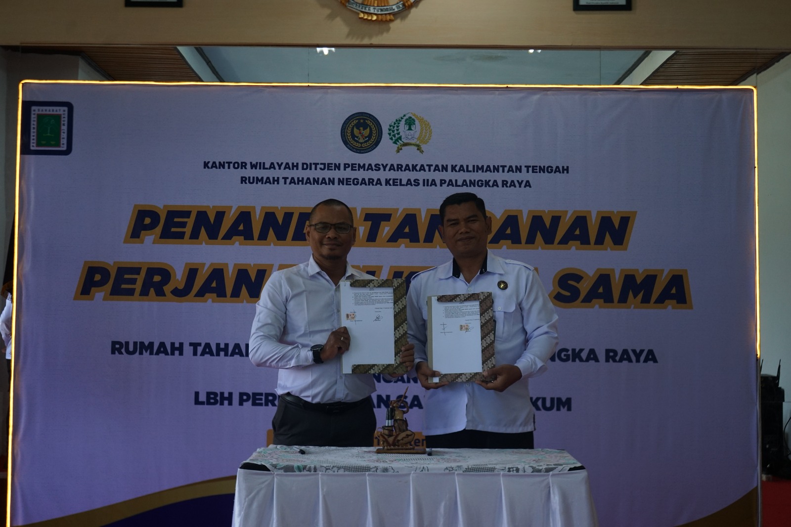 Rutan Palangka Raya Kerja Sama dengan Persatuan Sahabat Hukum