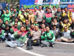 Polres Kobar Gelar Safety Riding untuk Driver Ojol