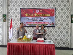 Hari Jadi Ke-77, Polwan Polresta Doa Bersama
