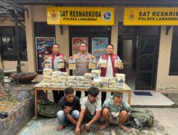 Polres Lamandau Gagalkan Peredaran Sabu 44 Kg Lebih