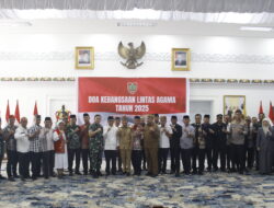 DOA KEBANGSAAN LINTAS AGAMA-Gubernur Agustiar Tekankan Pentingnya Kerukunan di Kalteng
