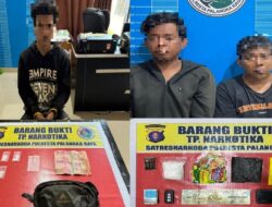 Sehari, 3 Pengedar Narkoba Palangka Raya Ditangkap