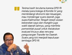 Teras Berharap Menteri Keuangan Cermati Suara Rakyat di Daerah Teras Berharap Menteri Keuangan Cermati Suara Rakyat di Daerah