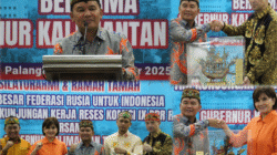 HASUPA HASUNDAU-Gubernur-Wagub Jamu Dubes Rusia dan Komisi IX DPR RI