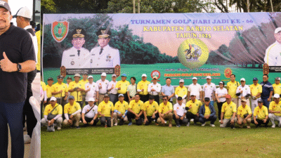 Turnamen Golf HUT Barsel Sukses