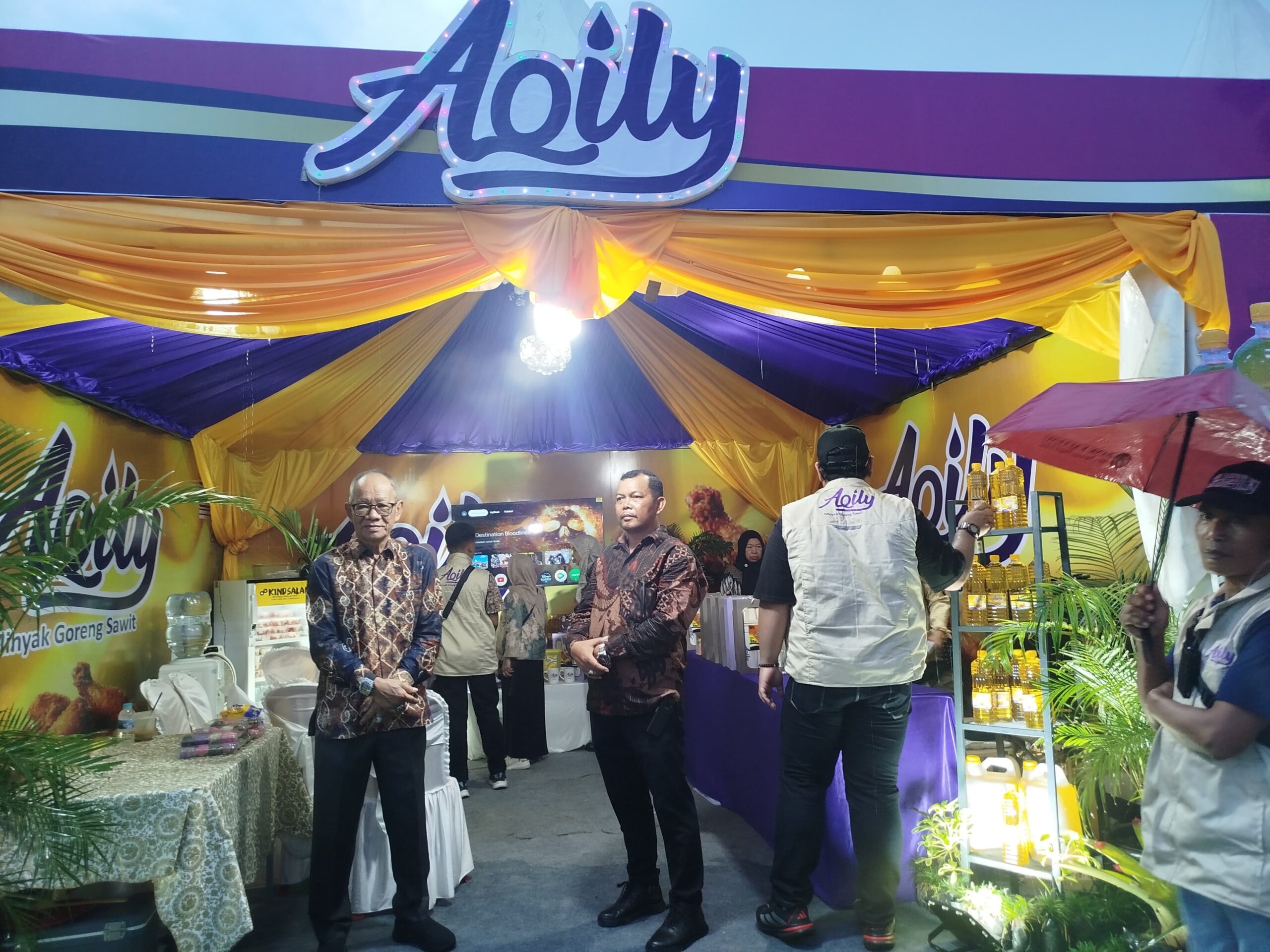 Berkualitas dan Harga Terjangkau  Minyak Goreng Aqily Hadir di Kobar Expo 