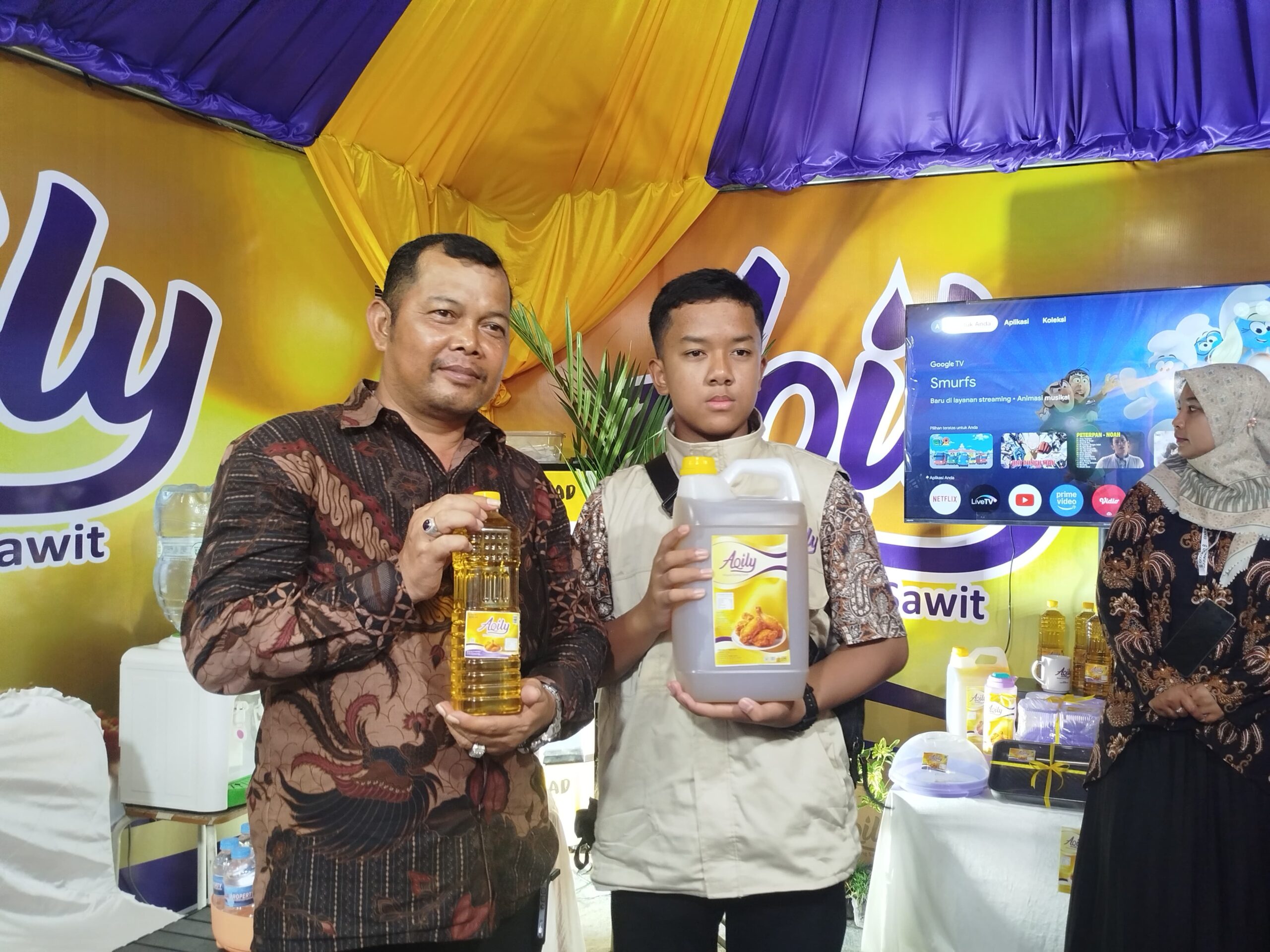 Berkualitas dan Harga Terjangkau  Minyak Goreng Aqily Hadir di Kobar Expo 