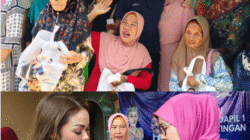 Ratusan Warga Kasongan Sambut Andina Narang 