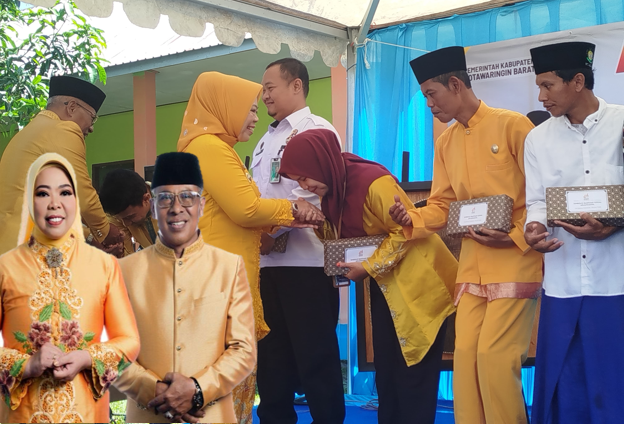 HARI JADI KE-66 KOBAR-Bupati Nurhidayah Anjangsana ke SKH Negeri 2 Pangkalan Bun 
