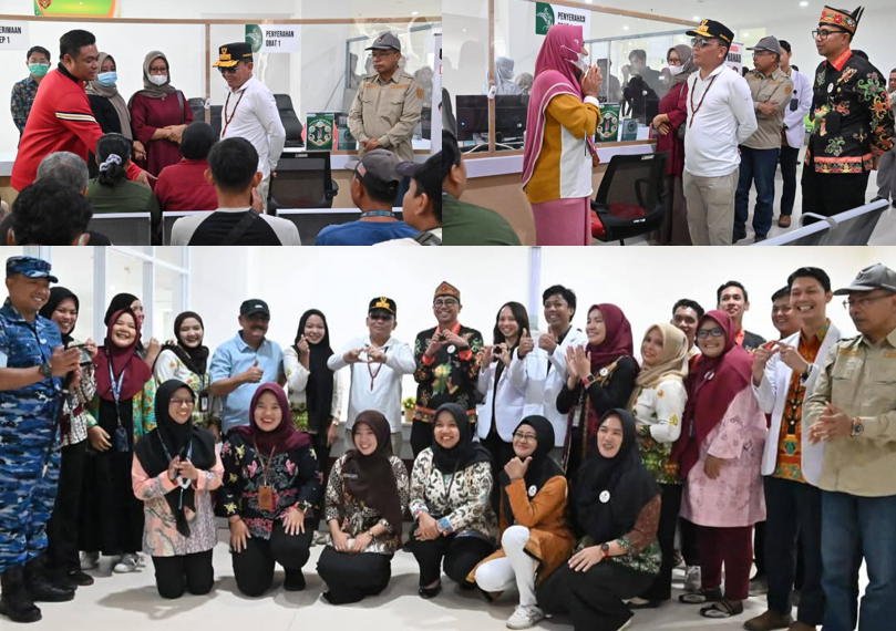 Gubernur Kunjungi RS dan SMKN 1 Hanau