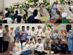 Hujan, Haru, dan Restu Warnai Akad Nikah Putra Gubernur Kalteng 