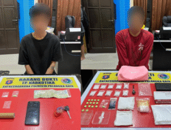 Satresnarkoba Gulung 2 Pengedar, Amankan 50 Gram Sabu dan Ekstasi