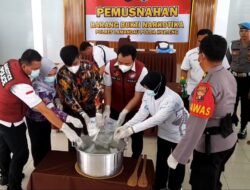 3 Bulan, Polres Lamandau Gagalkan Penyelundupan 2,3 Kg Sabu