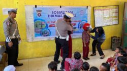 Jadi Guru Sehari, Polisi Tanamkan Tertib Lalu Lintas
