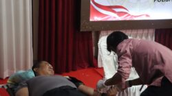 Hari Jadi Ke-75 Humas Polri, Polres Bartim Gelar Donor Darah