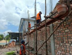 Pembangunan Tembok Lapas Sukamara Capai 63,99 Persen Pembangunan Tembok Lapas Sukamara Capai 63,99 Persen