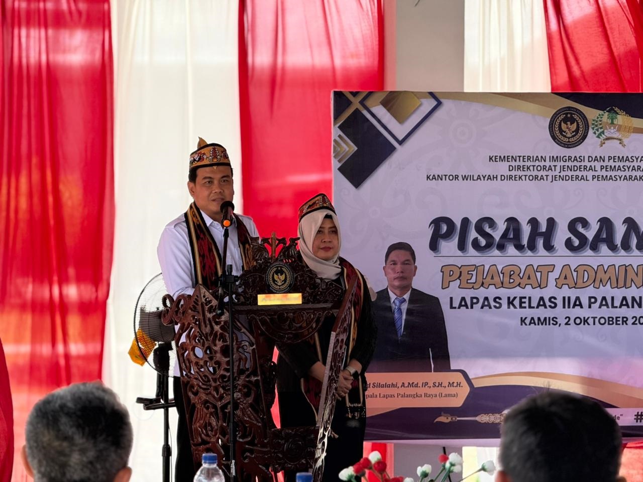 Hisam Wibowo Resmi Jabat Kalapas Palangka Raya
