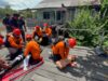 Polsek Bukit Batu Ikuti Simulasi SAR Banjir Bersama Basarnas
