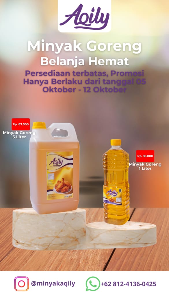 Berkualitas dan Harga Terjangkau  Minyak Goreng Aqily Hadir di Kobar Expo 