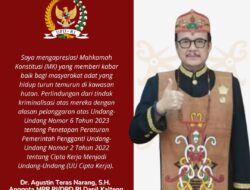 Teras Apresiasi Putusan MK Hormati Masyarakat Adat Teras Apresiasi Putusan MK Hormati Masyarakat Adat