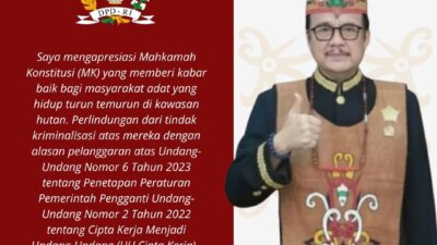 Teras Apresiasi Putusan MK Hormati Masyarakat Adat