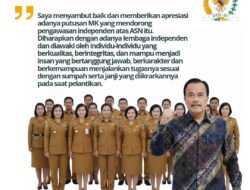 PUTUSAN MK-Teras Sambut Baik Pengawasan ASN Dilakukan Independen