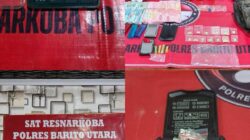 Polres Barito Utara Ungkap Kasus Ganja dan Ekstasi