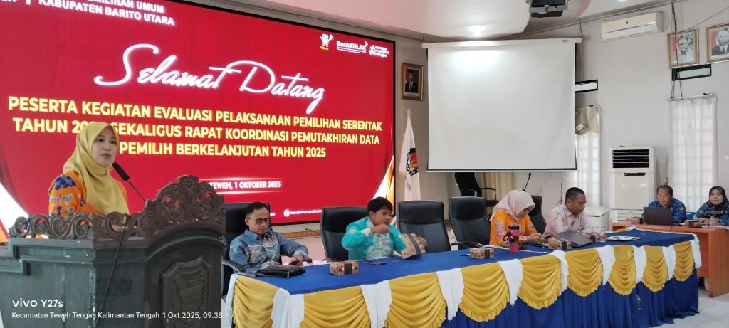 Usai Pilkada 2024, KPU Barito Utara Gelar Evaluasi dan Siapkan Pemutakhiran Data Berkelanjutan