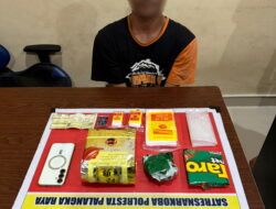Gerebek Barak di Jalan Mendawai, Polresta Sita 1 Kg Sabu 