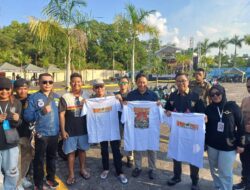 Gubernur-Wagub Berbaur Scooterist di Kalawa Waterpark