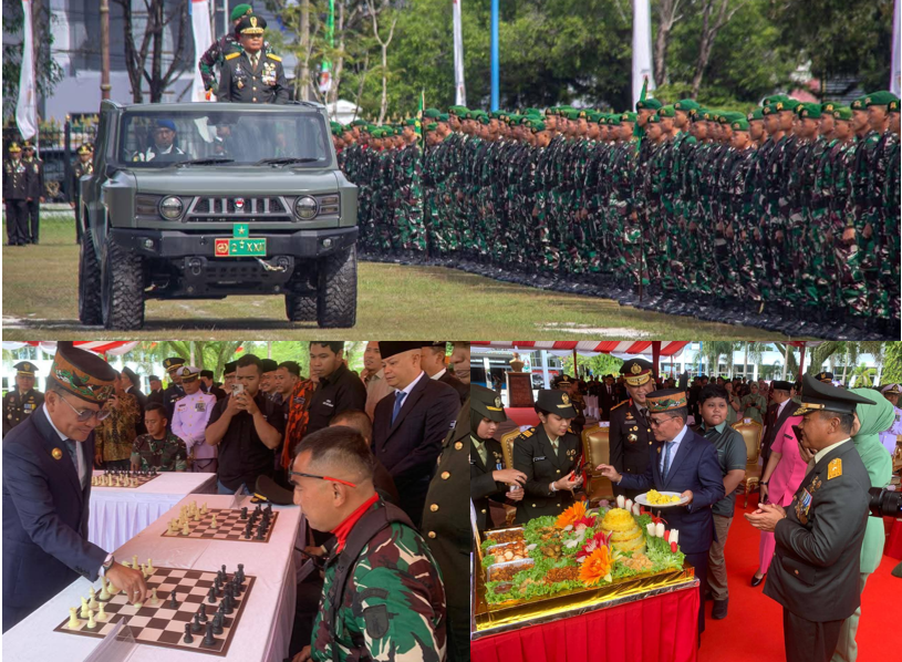 HUT KE-80 TNI-Gubernur dan Wagub: Semoga TNI Semakin Maju dan Modern