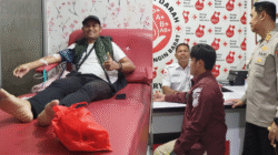 Polres Kobar Bersama PWI Gelar Aksi Donor Darah Wujudkan Sinergitas Kuat 