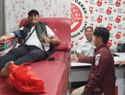 Polres Kobar Bersama PWI Gelar Aksi Donor Darah Wujudkan Sinergitas Kuat 