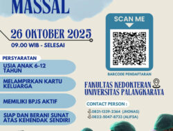TBM Tingang Menteng FK UPR Gelar Sunat Massal Gratis 2025, Ajak Warga Palangka Raya Manfaatkan Layanan Kesehatan Komunitas
