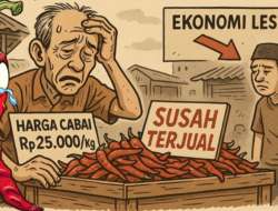 Harga Cabai di Palangka Raya Anjlok, Pedagang Menjerit