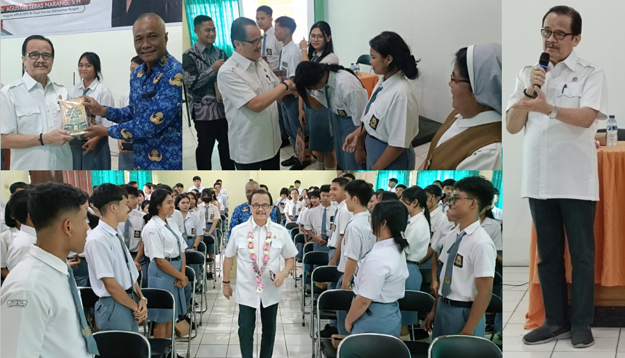 Teras Narang Kunjungi SMA Katolik Petrus Kanisius Palangka Raya