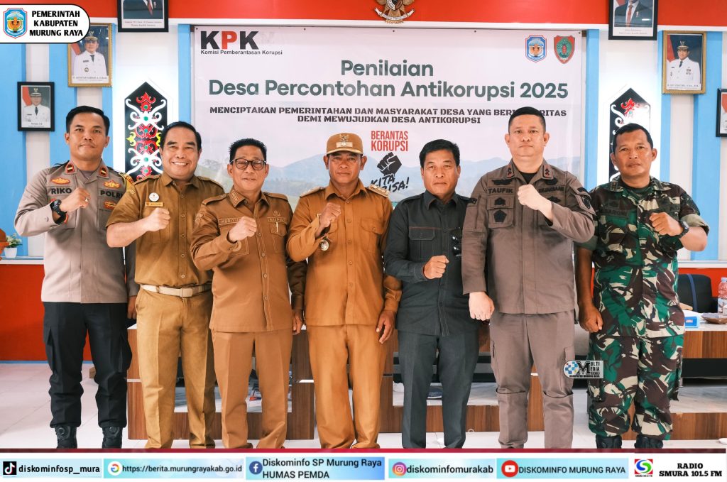 Bupati Heriyus Hadiri Penilaian Desa Percontohan Anti Korupsi