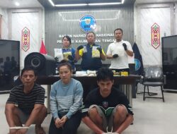 BNNP  Kalteng Sita 8,3 Kg Sabu dan 211 Butir Ineks, Tangkap Oknum Pegawai KemenHAM Kalteng 