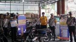 Sosialisasi Operasi Zebra Telabang 2025-Satlantas Polres Kobar Imbau Pemilik Bengkel Tidak Jual dan Memasang Knalpot Brong 